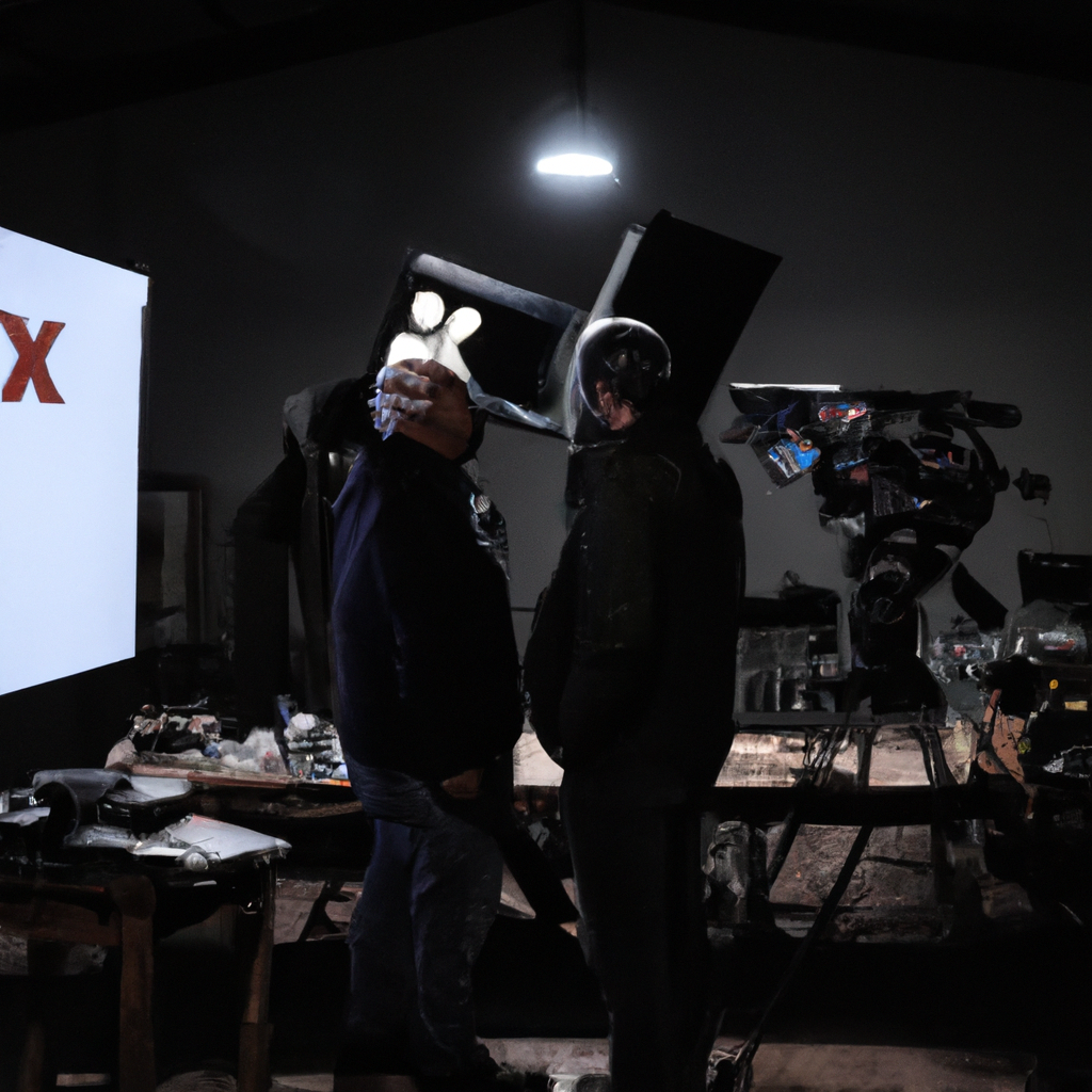 Cámara de videoperiodismo profesional con luces de estudio en Buenos Aires, Argentina